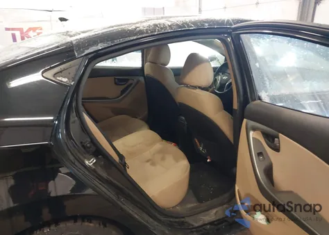 2012 Hyundai Elantra Gls из США, поврежденный, VIN 5NPDH4AE4CH137445